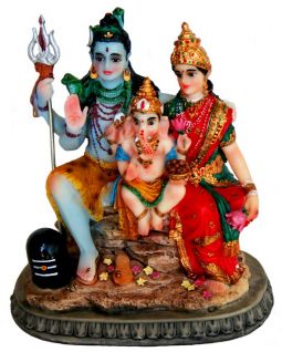 Shiva Family 10"